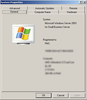 Small business server 2003