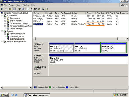 Disk management